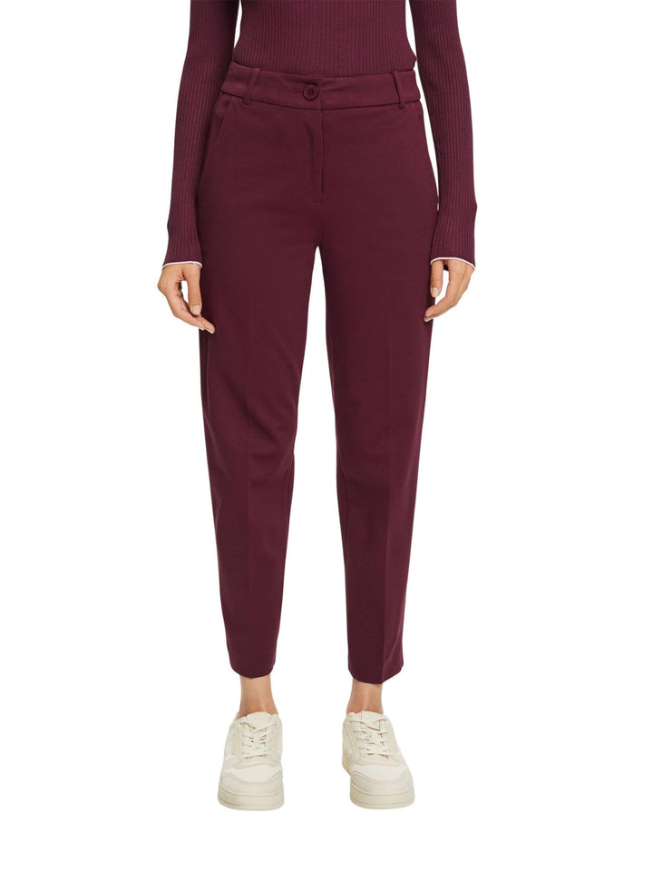 ESPRIT Damen Hose 992eo1b319 34 515/Aubergine, 34 515/Aubergine