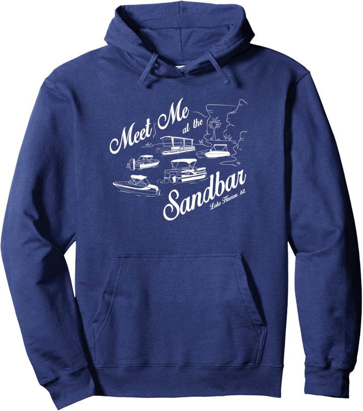 Meet Me At The Sandbar Boats Pullover Hoodie