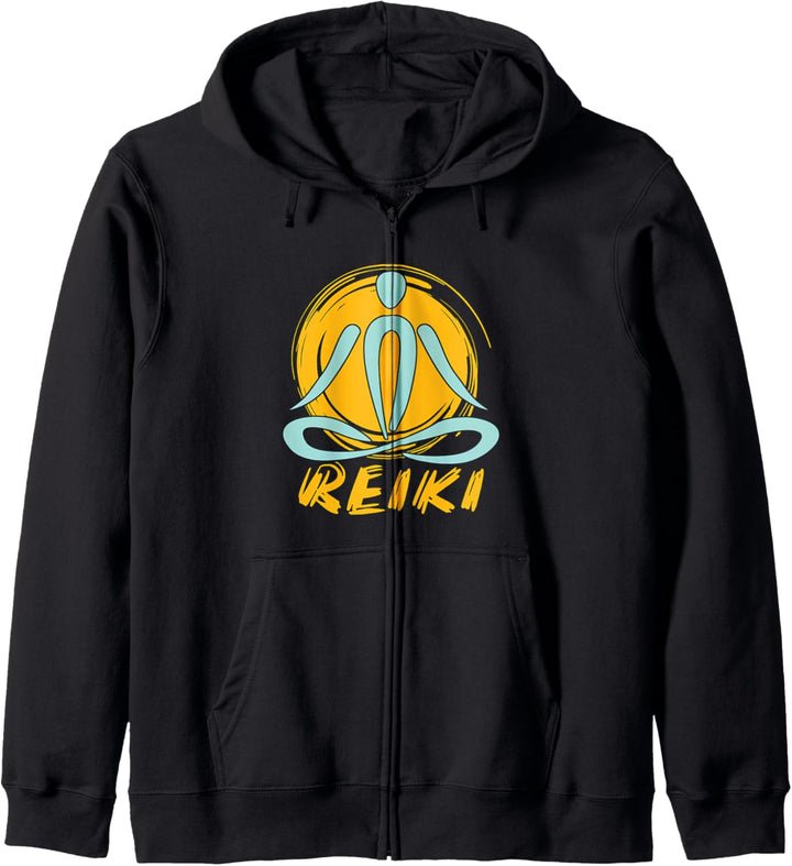 Reiki Spiritueller Heiler liebt Meditation Energie Heilung Kapuzenjacke