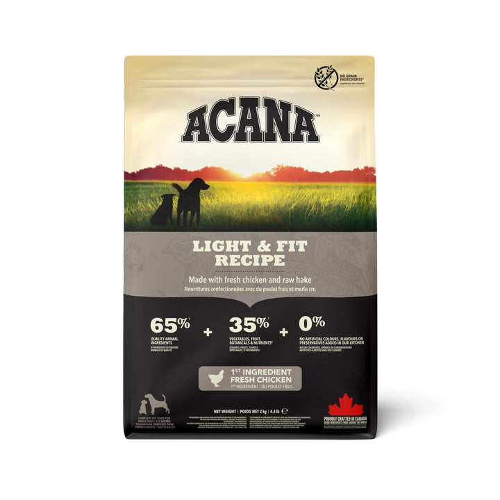 ACANA Light &amp; Fit Dog, 1er Pack (1 x 11.4 kg)