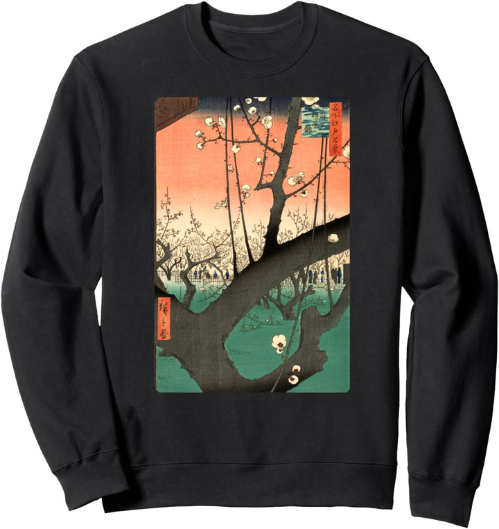 Berühmte Klassische Japanische Kunst: Kameido Hiroshige Sweatshirt