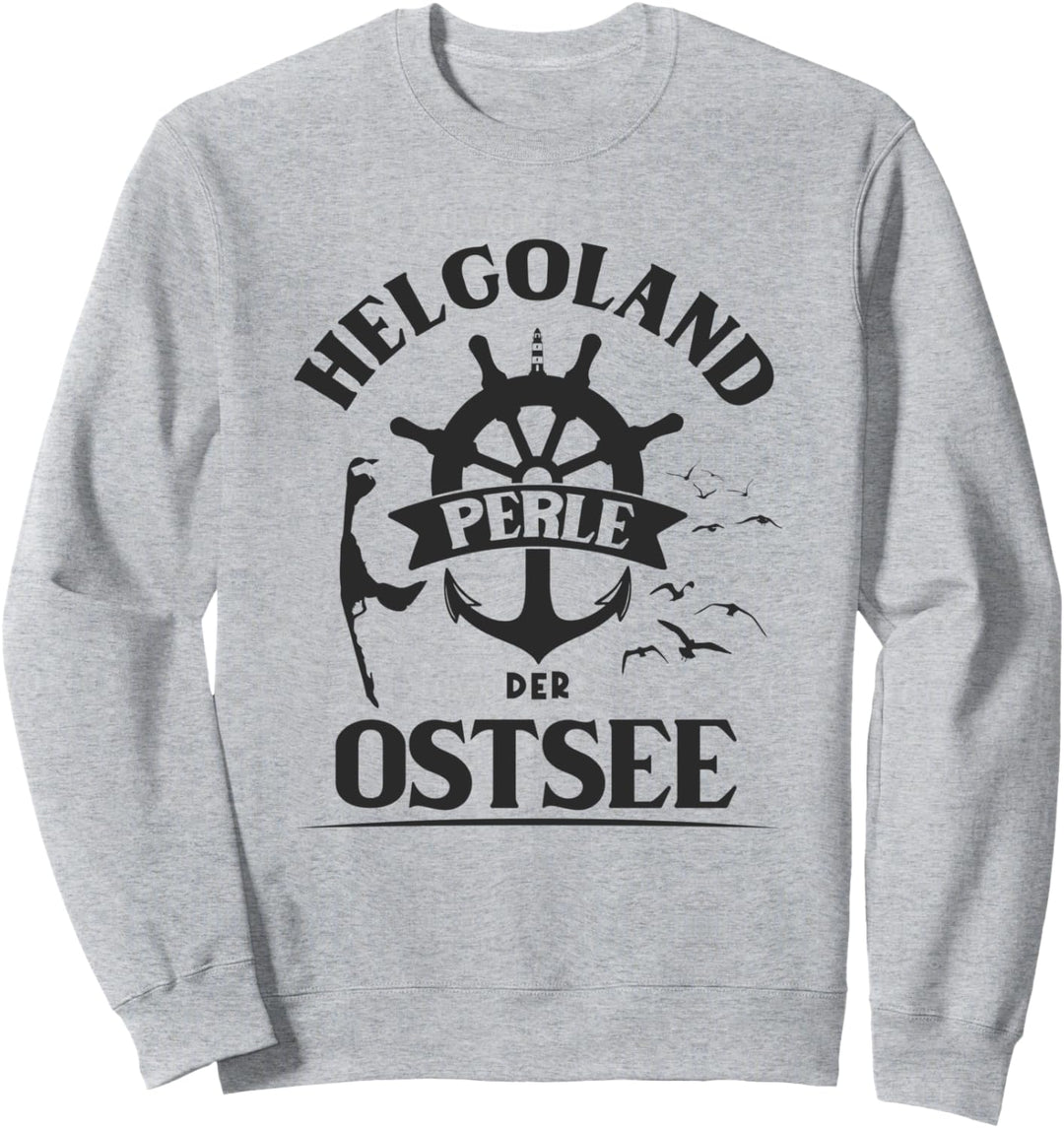 Helgoland, Perle der Ostsee - Lustiges Insel Urlaub Sweatshirt