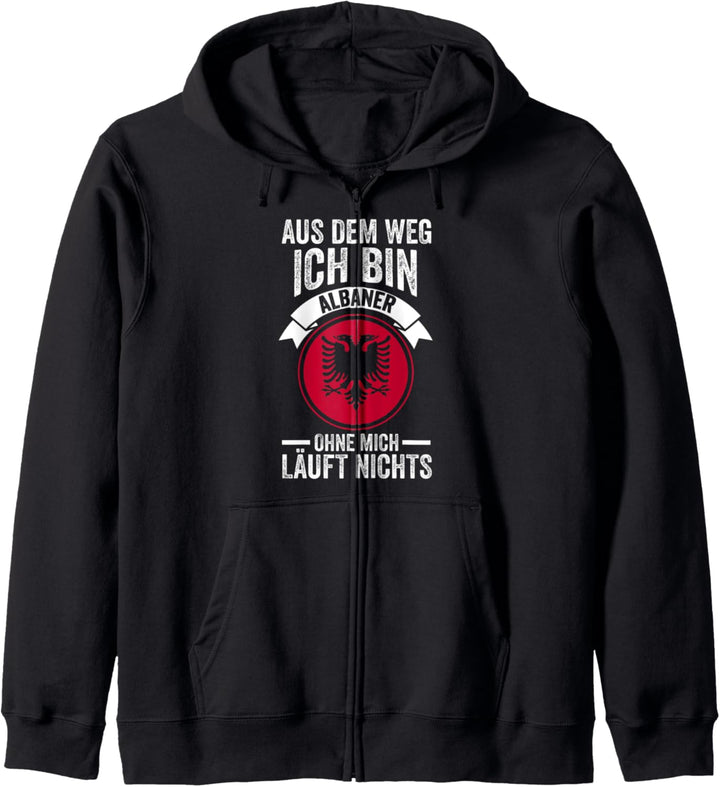 Albanien Albanisch Albaner Kapuzenjacke