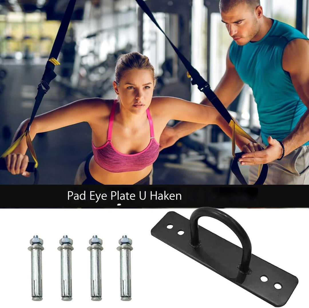 Wandmontage-Trainingsanker – 20 x 5 x 8 cm robustes Wandanker-Set | U-förmige Hakenankerplatte | Kra
