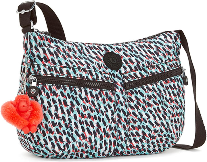 Kipling IZELLAH Mittelgrosse Umhängetasche, Abstract Print (Weiss), Abstract Print
