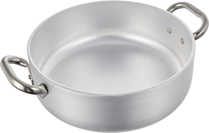 Töpfe Agnelli Casserole Zylindrische, Nieder, Radiant, Aluminium, Dicke 5 mm, Silber, 5,6 Liter 28 c