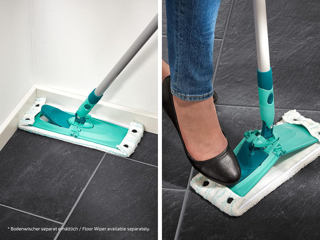 Leifheit Wischbezug CLEAN Twist XL/Combi XL Micro Duo 3er Set, Bodenwischer Ersatzbezug, Mikrofaser