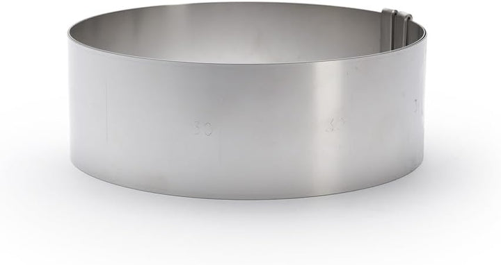 DE BUYER 3040.02 Gebäckring, Edelstahl, grau, 18 cm 7&