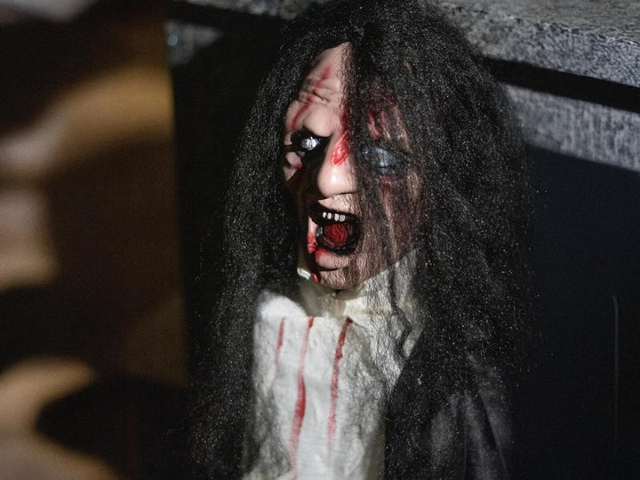 EUROPALMS Halloween Figur Geist, animiert 95cm | Halloween-Dekoration Geist