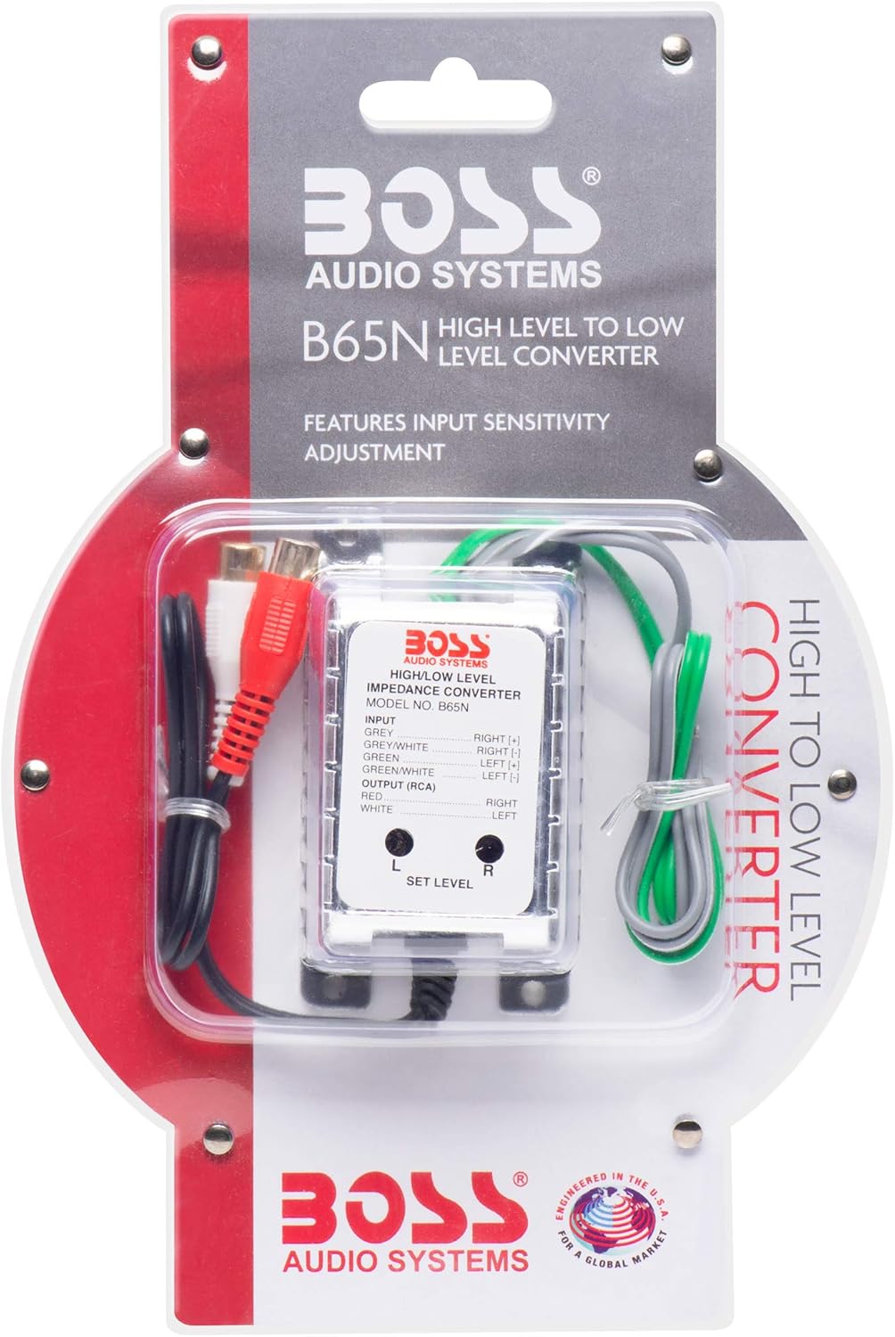 Boss Audio Lautsprecher-zu-Line-Ausgangskonverter Geräuschfilter, Geräuschfilter