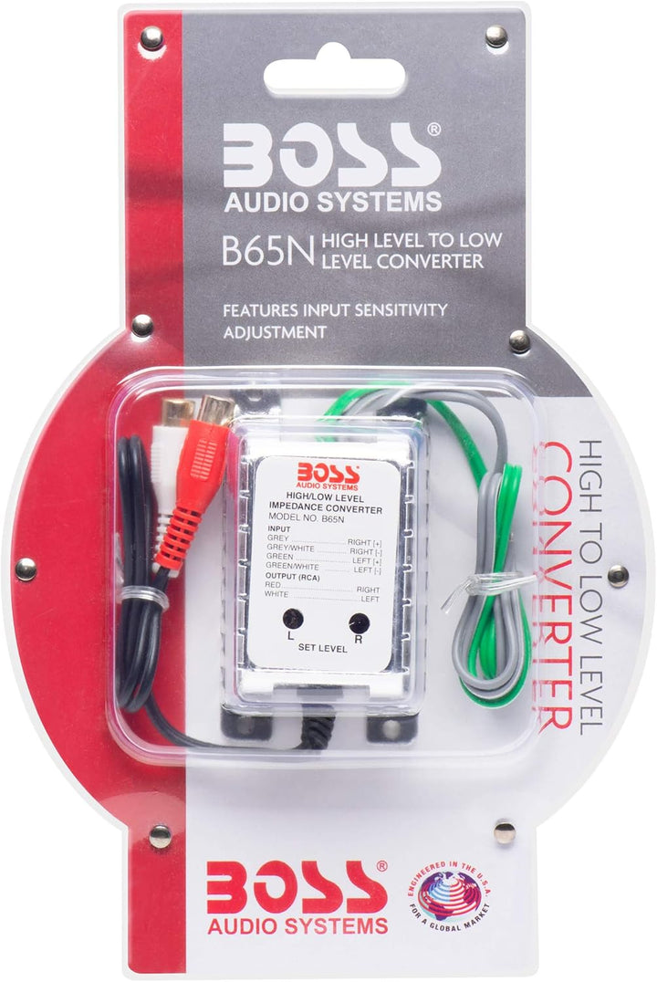 Boss Audio Lautsprecher-zu-Line-Ausgangskonverter Geräuschfilter, Geräuschfilter
