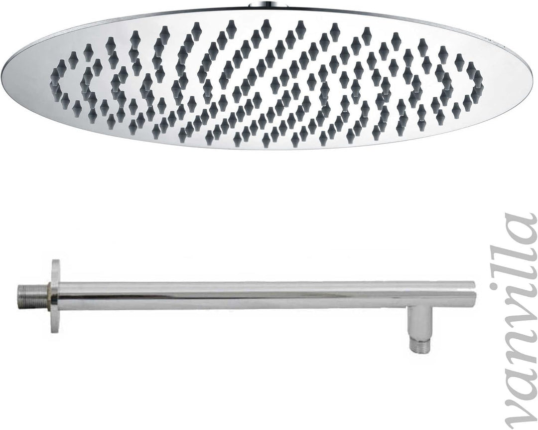 vanvilla Duschsystem mit Unterputz Duscharmatur von Hansgrohe Vernis Blend und vanvilla Regendusche