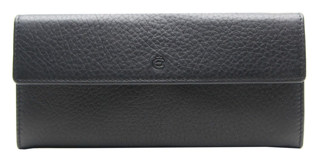 Esquire Deer Damenlangbörse 18 cm schwarz, Schwarz