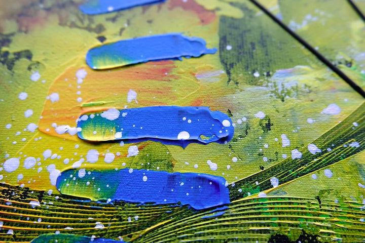 Monica Mirafiori I 100% HANDGEMALT I Gemälde Hoffnung 100x50cm | Gemälde Handgemalt | Acrylgemälde |
