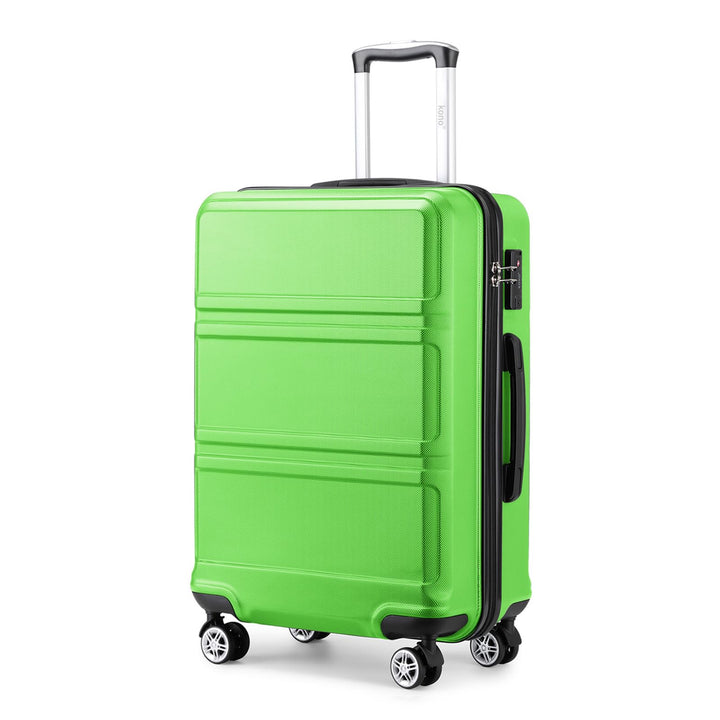 KONO Koffer Trolley Reisekoffer, M (55cm) Apfelgr&amp;
