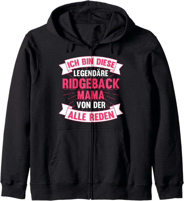 Rhodesian Ridgebackmama Rhodesian Ridgeback Mama Kapuzenjacke