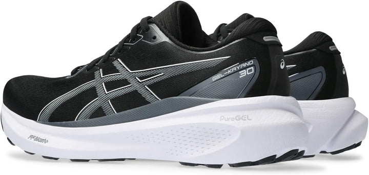 ASICS Kayano 30 Man Running Shoes Blue White 42 EU Schwarzgrau, 42 EU Schwarzgrau