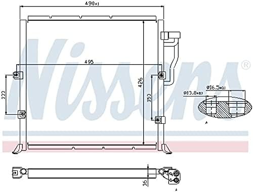 Nissens 94157 Klimakondensator