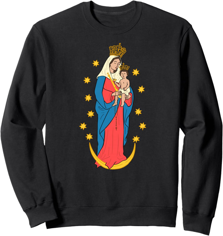 Dame des Rosenkranzes von Chiquinquira Sweatshirt