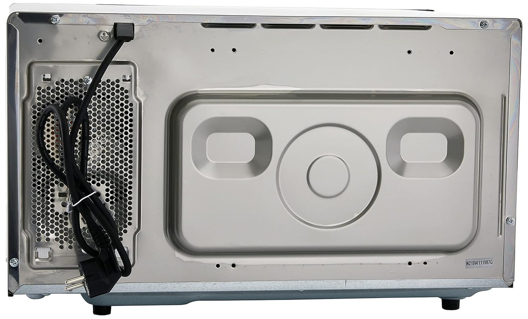 SARO Mikrowelle für Gastronomie – 25 L – 1000 W – Edelstahl – Keramikboden – 3 Leistungsstufen – 20