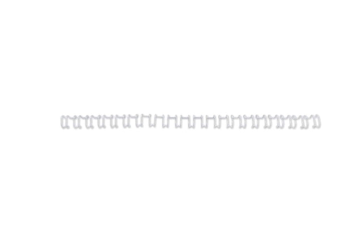 GBC MultiBind Drahtbinderücken, 12mm, weiss, 100 Stück (115 Blatt ) weiss 12mm, weiss 12mm