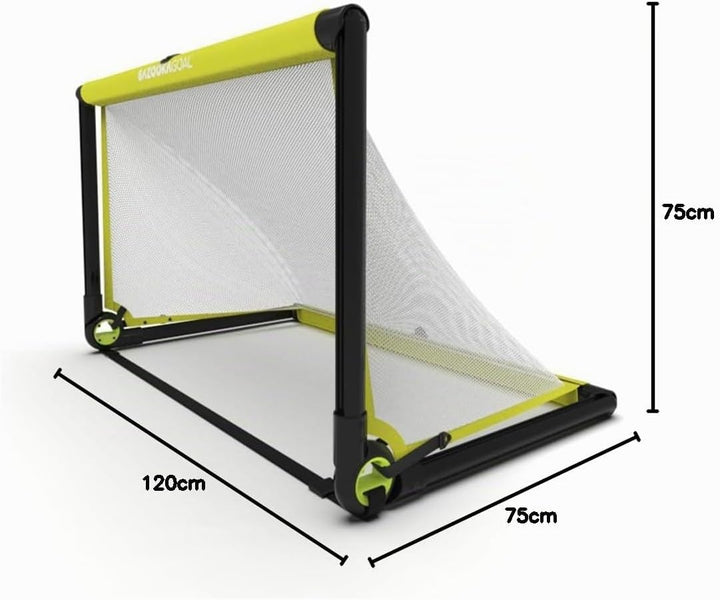 BazookaGoal Original Solid Frame Pop-Up-Tor - Zusammenklappbares Mini-Fussballtor für Kinder und Erw