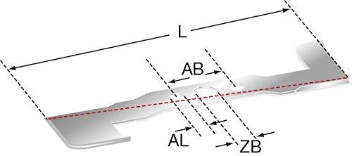 Ersatzmesser MTD, Vergl.-Nr.: 742-04364