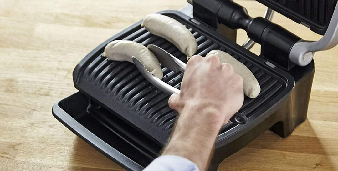Tefal Optigrill GC750D Elite Elektrogrill | für den Innen- und Aussenbereich | automatischer Grillse