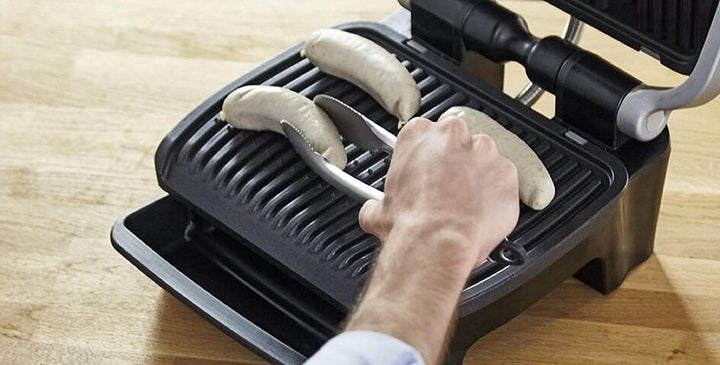 Tefal Optigrill GC750D Elite Elektrogrill | für den Innen- und Aussenbereich | automatischer Grillse