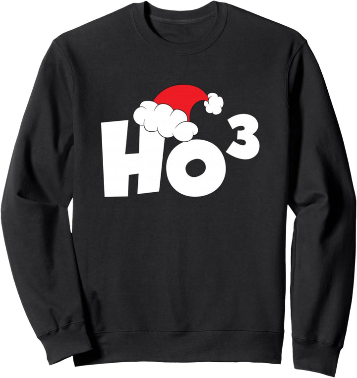 Ho Cubed Christmas Math Ho Ho Ho Ho Weihnachten Sweatshirt