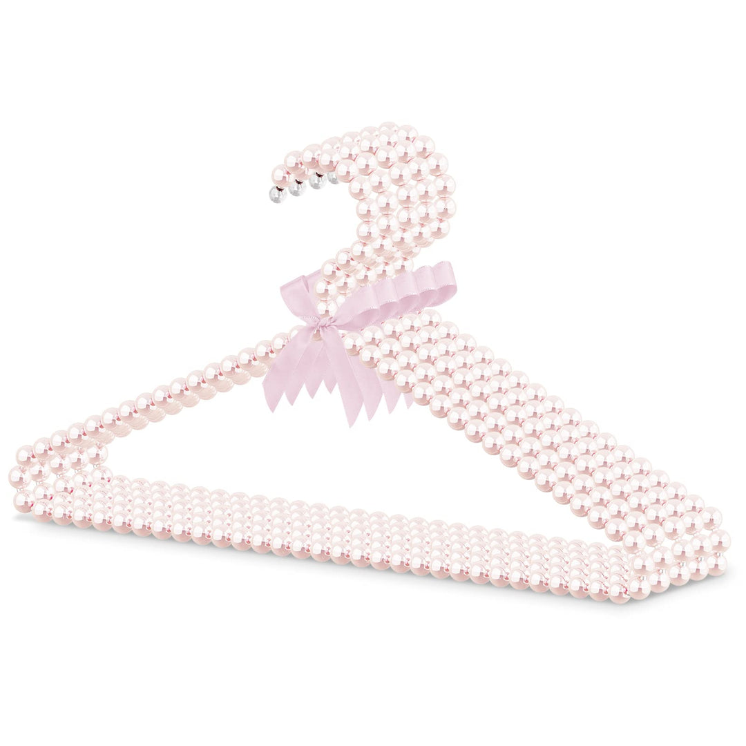 Linkidea Kleiderbügel, Kunstperlen, 5 Stück, Grosspackung, Multipackung, Elegante Kleidung, Kleid, H