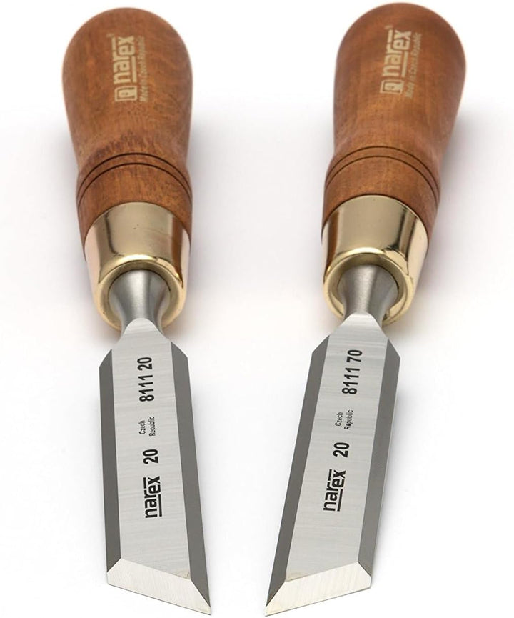 Stechbeitel/Schrägbeitel Set 2-teilig, Modell:20 mm, 20 mm