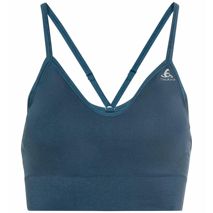 Odlo Damen Seamless Soft 2.0 Low Support_130611 gepolsterter Sport BH (1er Pack) XS Blue Wing Teal,