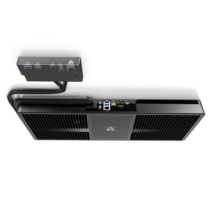 ARCTIC Senza 5700G Pro - Passiv gekühlter, lautloser PC zur Montage unter dem Tisch, Windows 11 Pro,
