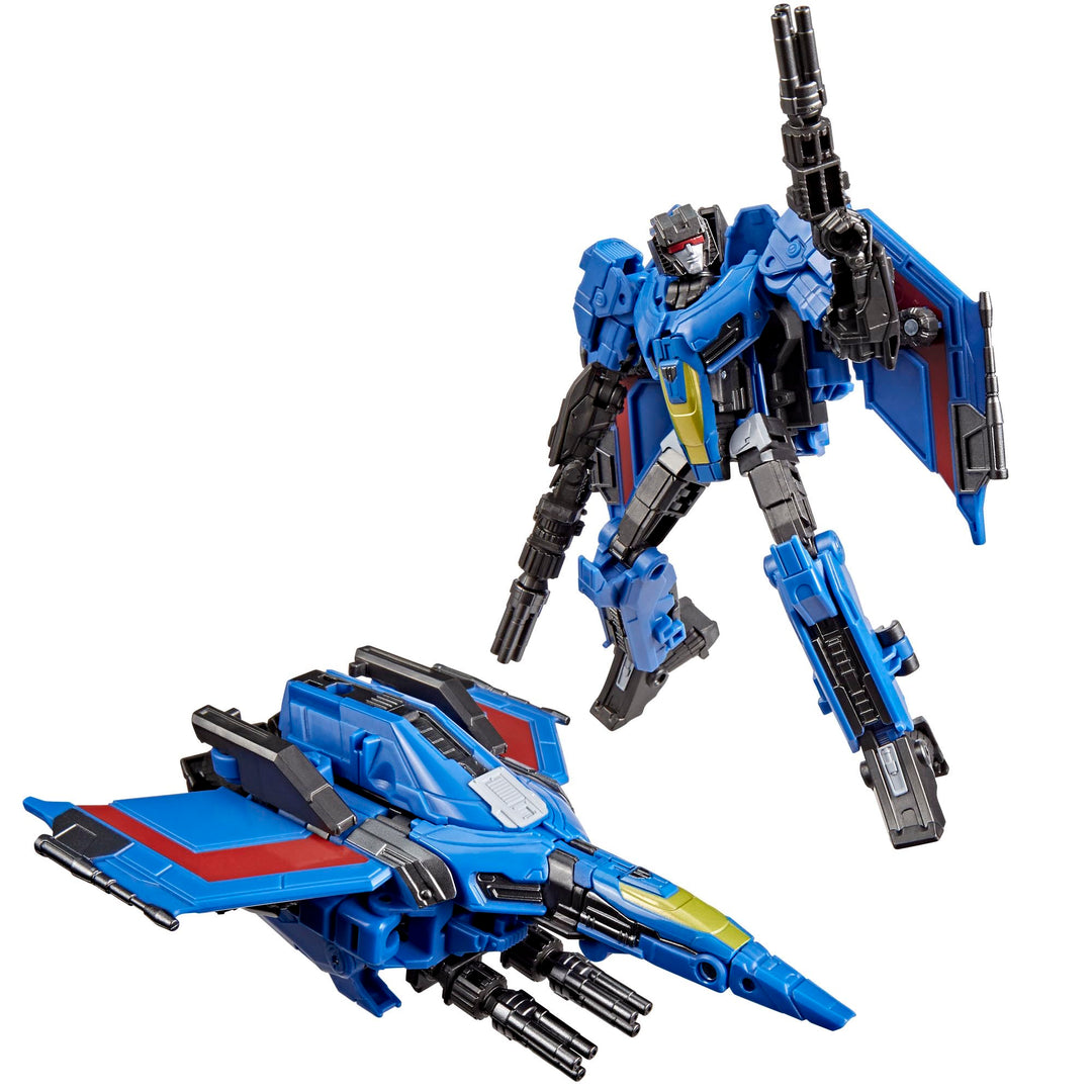 Transformers Studio Series ONE Thundercracker, verwandelbare Deluxe-Klasse Action-Figur (13 cm), Rob