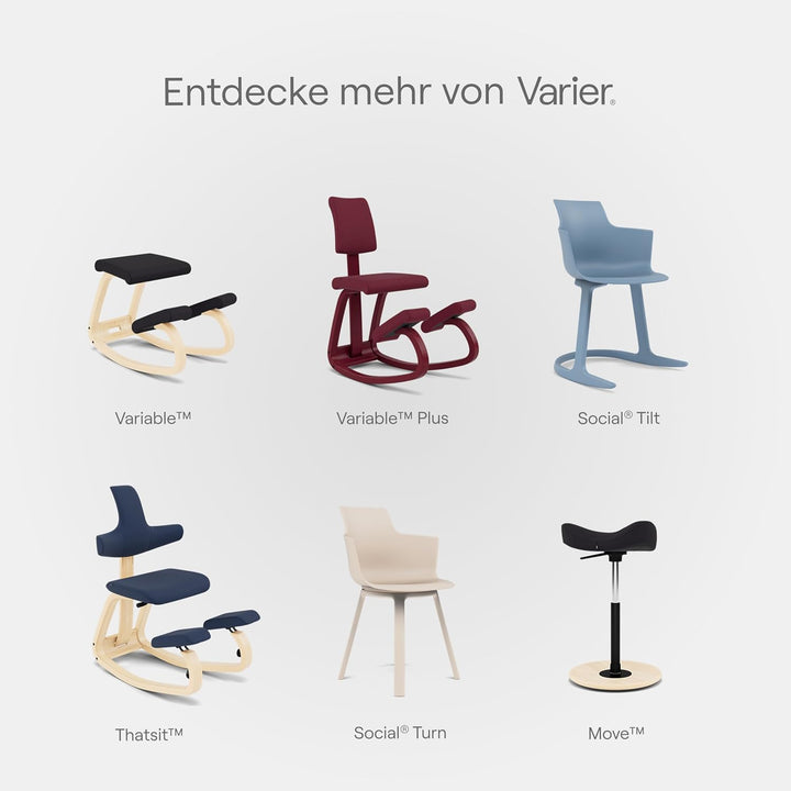 Variable Monochrome, Der Originale Kniestuhl, Ergonomisches Design von Peter Opsvik, Forest, Profiti
