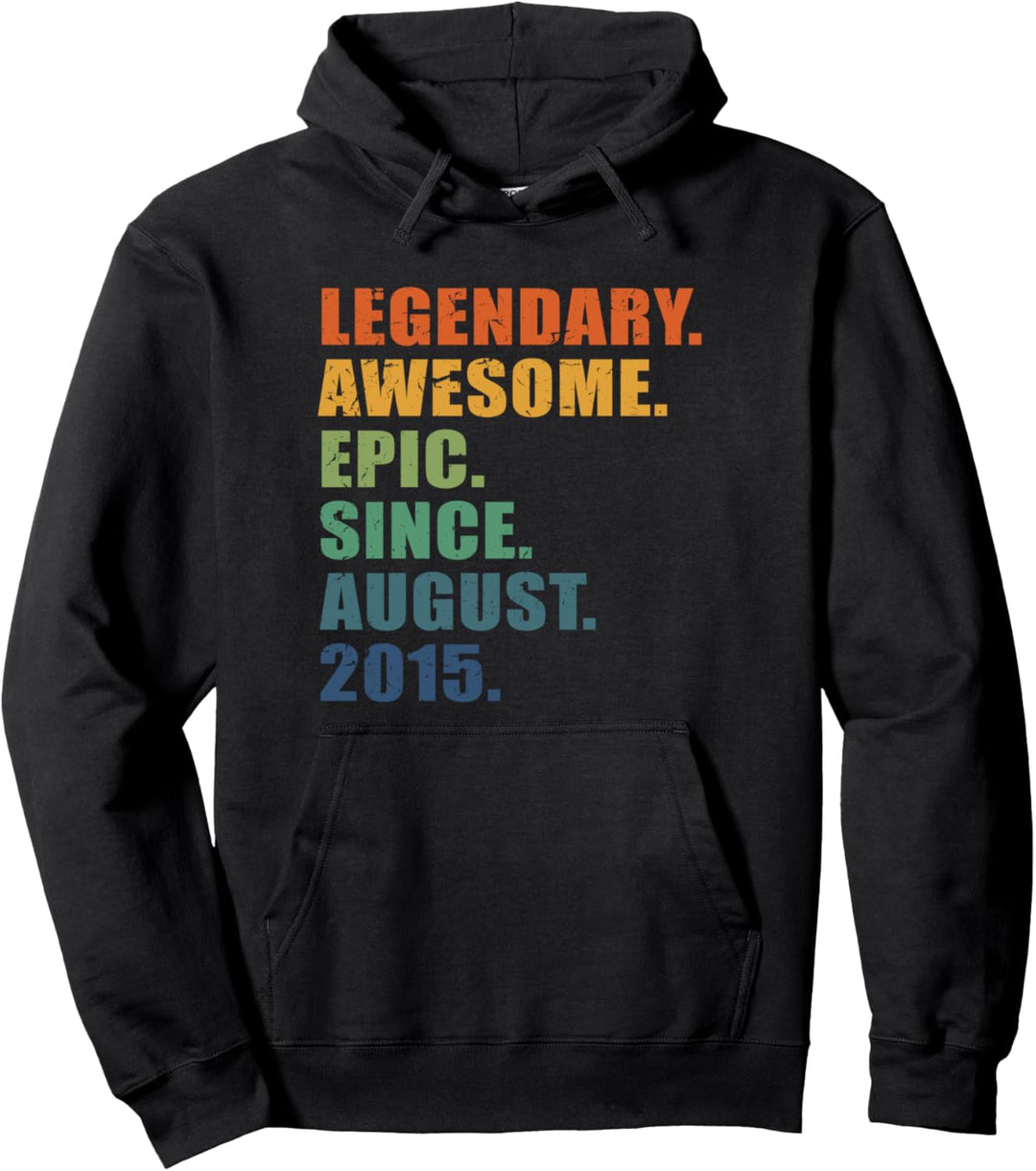 August 2015 8. Geburtstag, Jungen und Mädchen, 8 Jahre Jahrestag Pullover Hoodie
