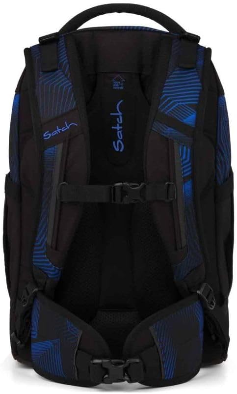 Satch Pack Schulrucksack Set 2tlg. inkl. Schlamperbox (Seismic Blue), Seismic Blue