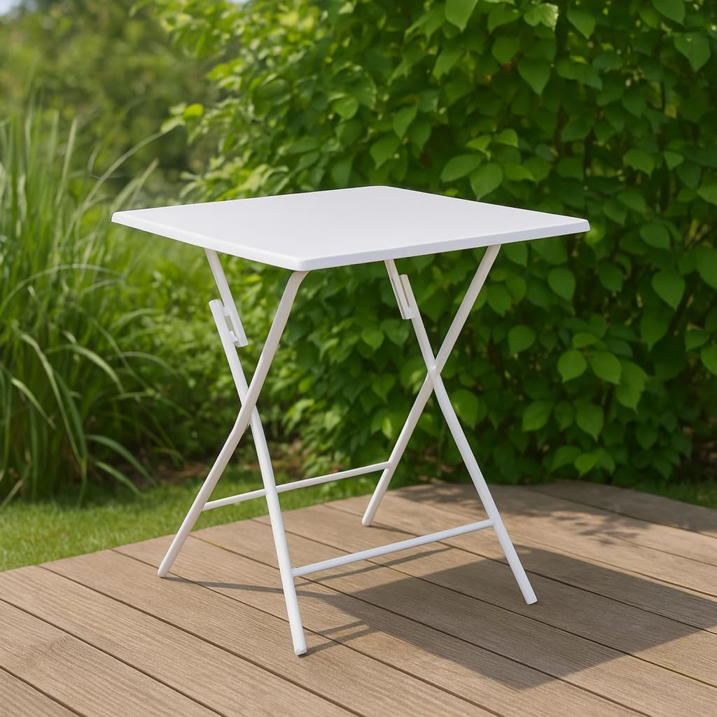 Milton &amp; Oldbrook Klapptisch Valongo, 60 x 60 cm, Weiss