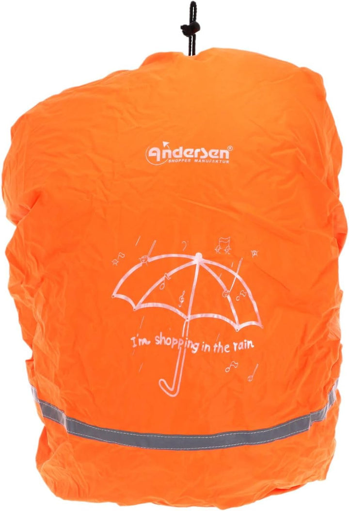 Andersen Einkaufstrolley Regencape - wasserdicht - Sicherheitsstreifen - mit Gummizug - Universalgrö