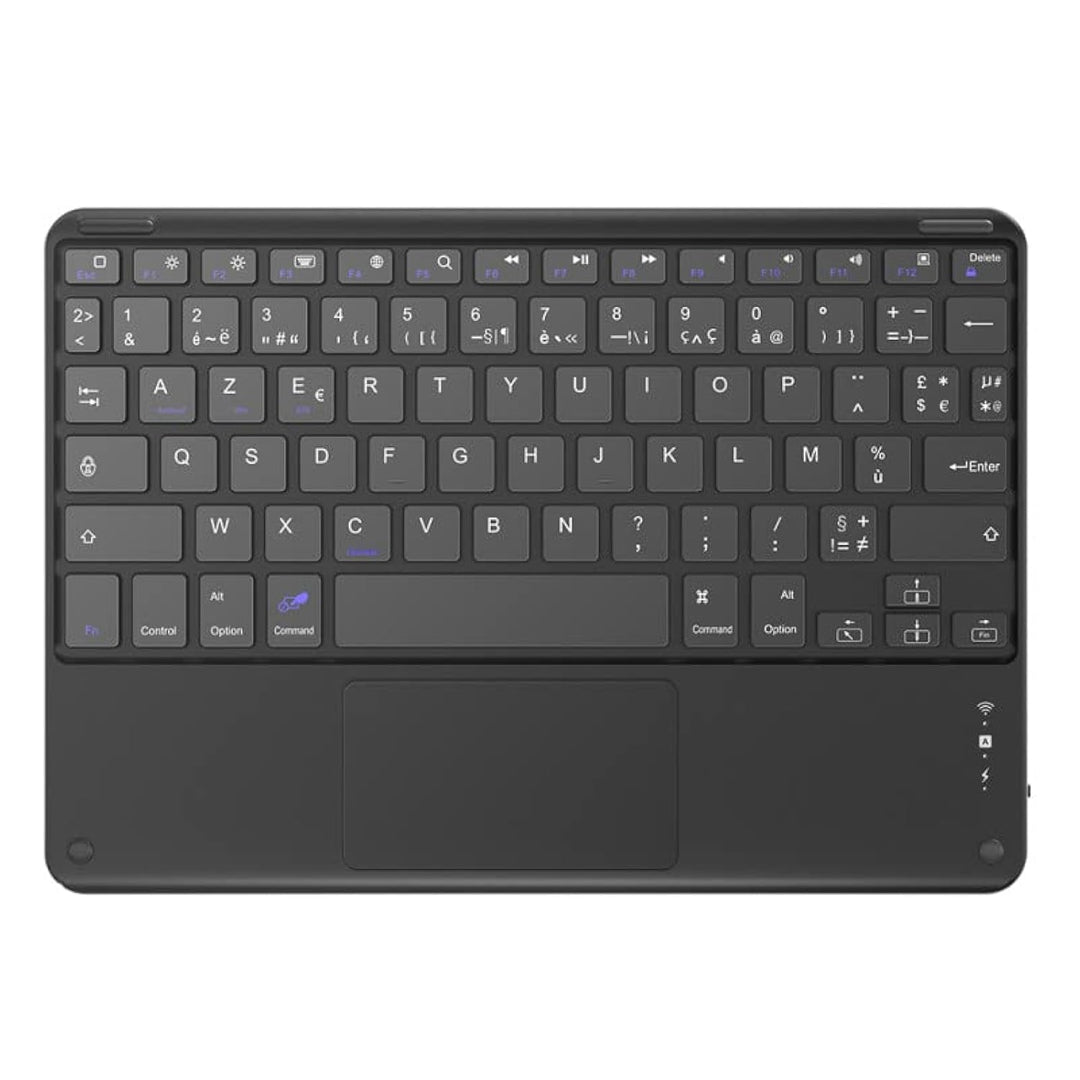 Blackview Kabellose Tastatur (AZERTY, Bluetooth, kompatibel mit Windows, iOS und Android) schwarz