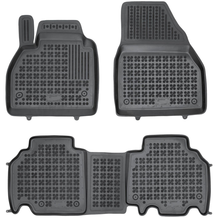 M MOTOS Gummimatten Auto Fussmatte passt für Renault Kangoo II 2008-2021 Verbessern Sie Ihren Reisek