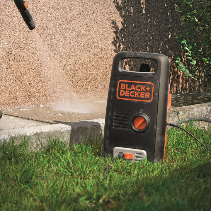 BLACK+DECKER Hochdruckreiniger BXPW1300E (1300 W, 100 bar, 390 l/h) Base 1300 W, Base 1300 W