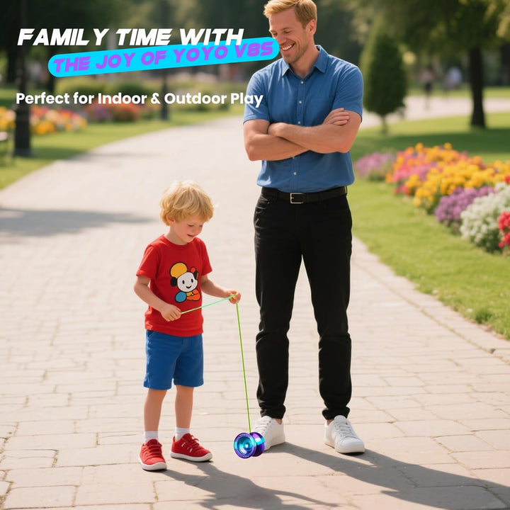 MAGICYOYO V8S JoJo für Kinder ab 8 Jahren - Profi Finger-Spin Yoyo für Anfänger &amp; Fortgeschrittene,