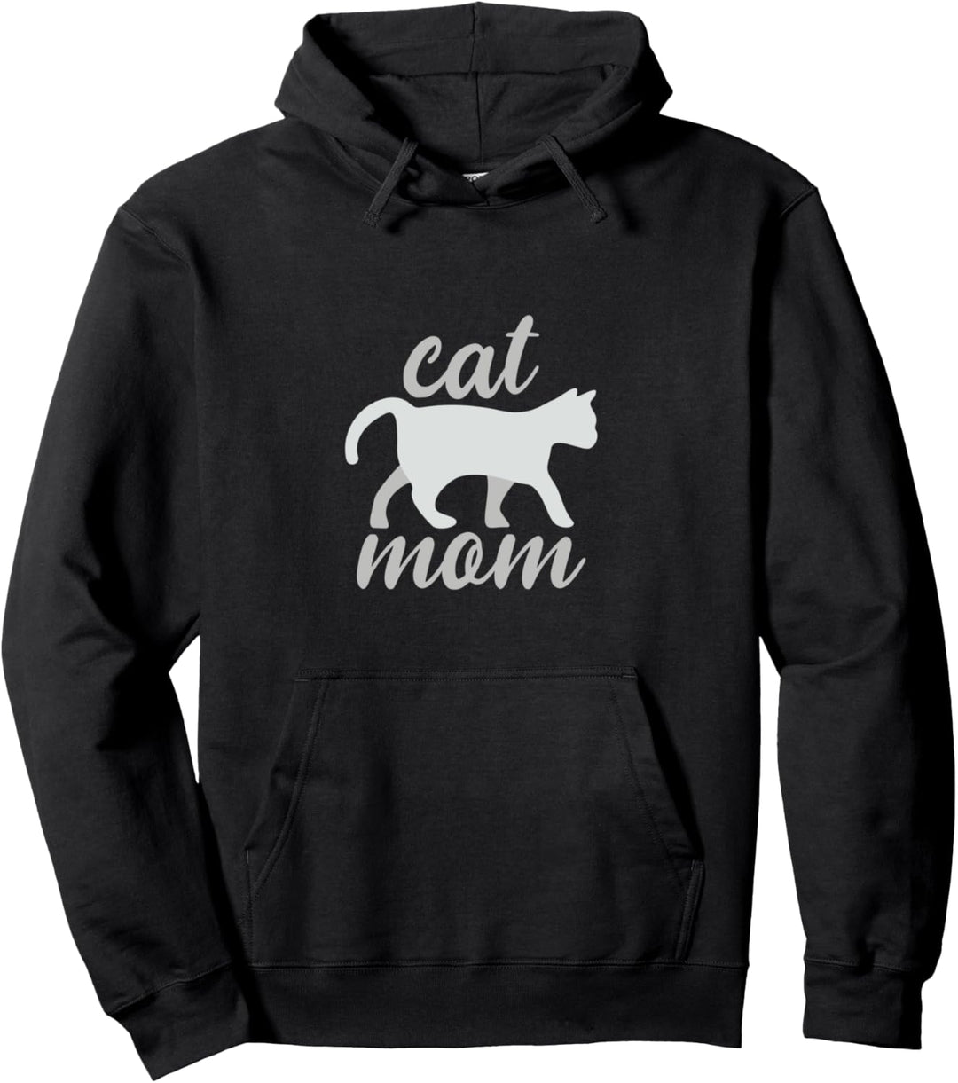 Cat mom eine Katzen Mama schwarze Katze Pullover Hoodie