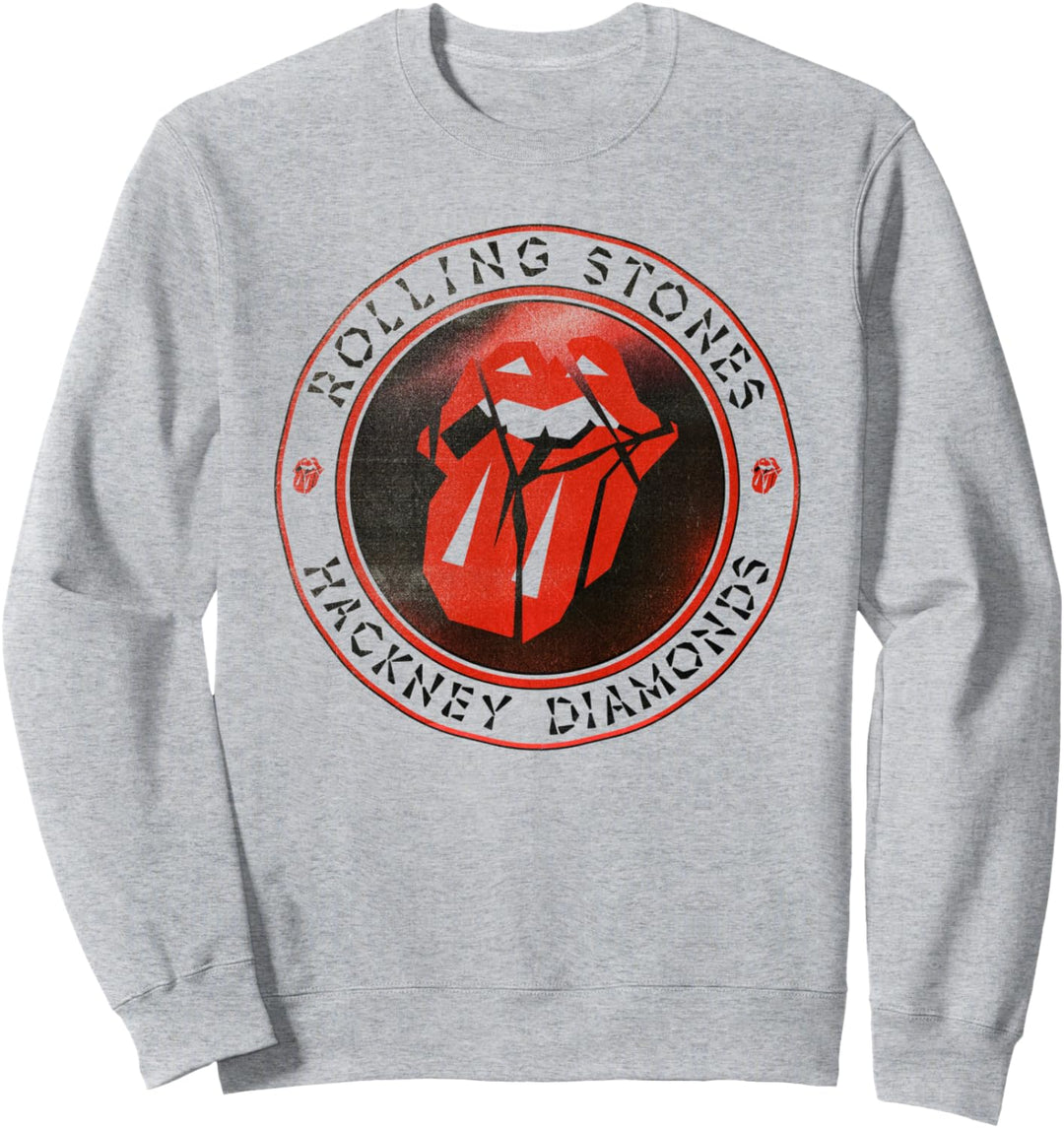 Offizielles The Rolling Stones HD Circle Logo Sweatshirt