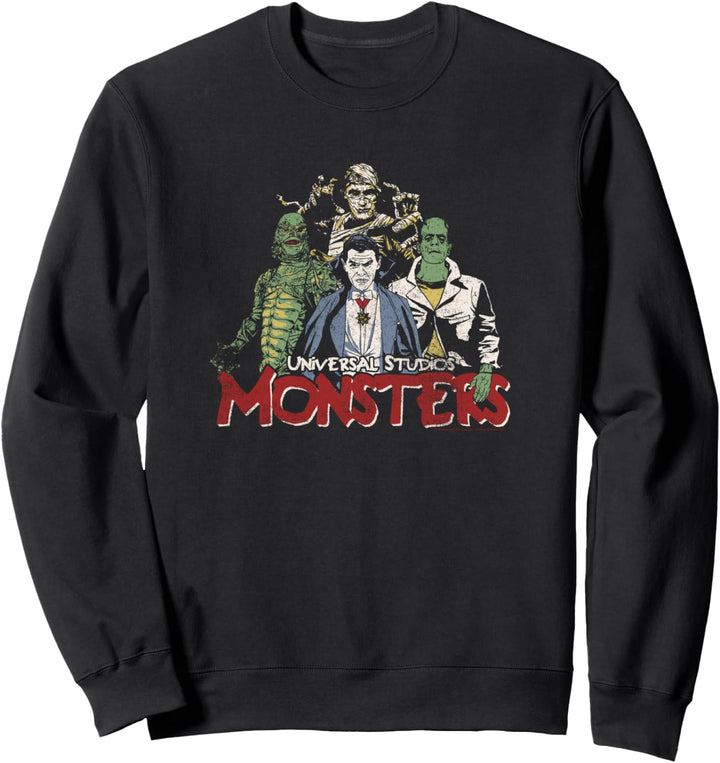 Universal Monsters Group Shot Vintage Sweatshirt
