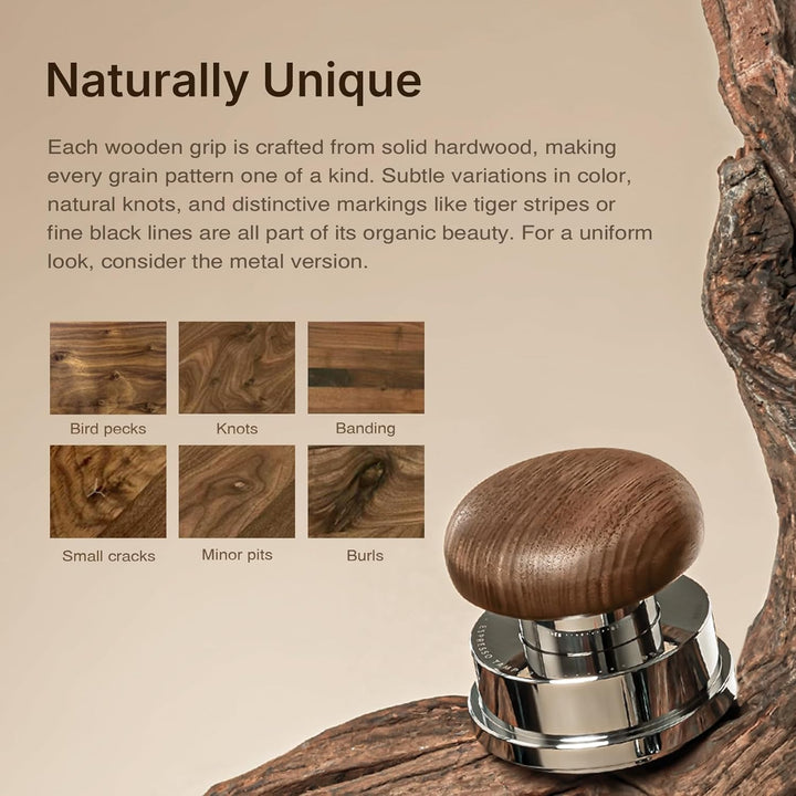 TIMEMORE Espresso Tamper-Set 58,4 mm mit WDT-Werkzeug, selbstnivellierendem Tamper und Gravity-Distr