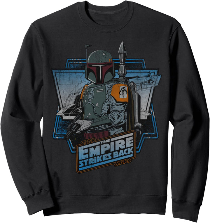 Star Wars The Empire Strikes Back Boba Fett Vintage Portrait Sweatshirt
