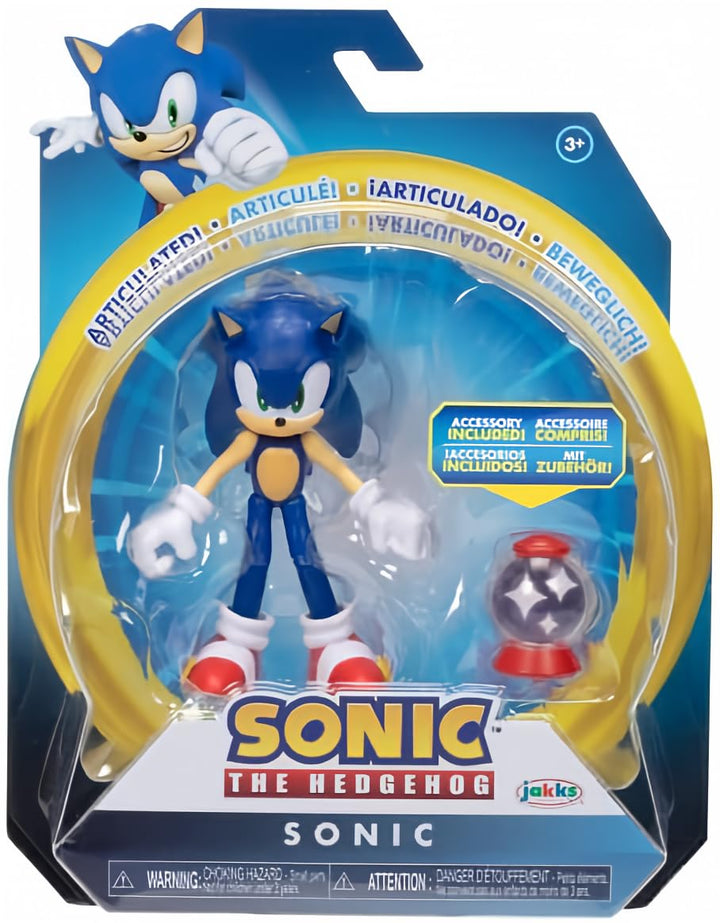 Sonic The Hedgehog 10,2 cm bewegliche Actionfiguren-Sammlung (Figur wählen) (Sonic), Sonic